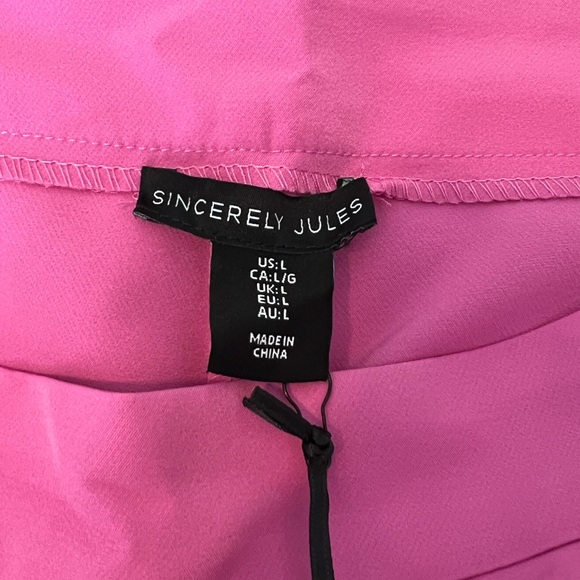 NWT Sincerely Jules Hot Pink Skort - Picture 4 of 8